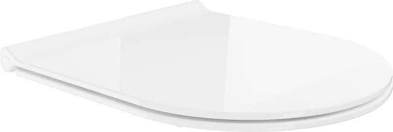 Mexen Седалка с плавно падане slim, дуропласт, бял гланц - 39050100