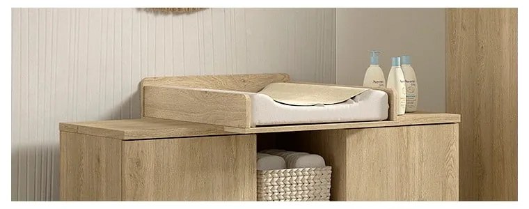 Маса за преповиване в естествен цвят (дълбочина на подходящ шкаф 43 cm) Sam – Vipack