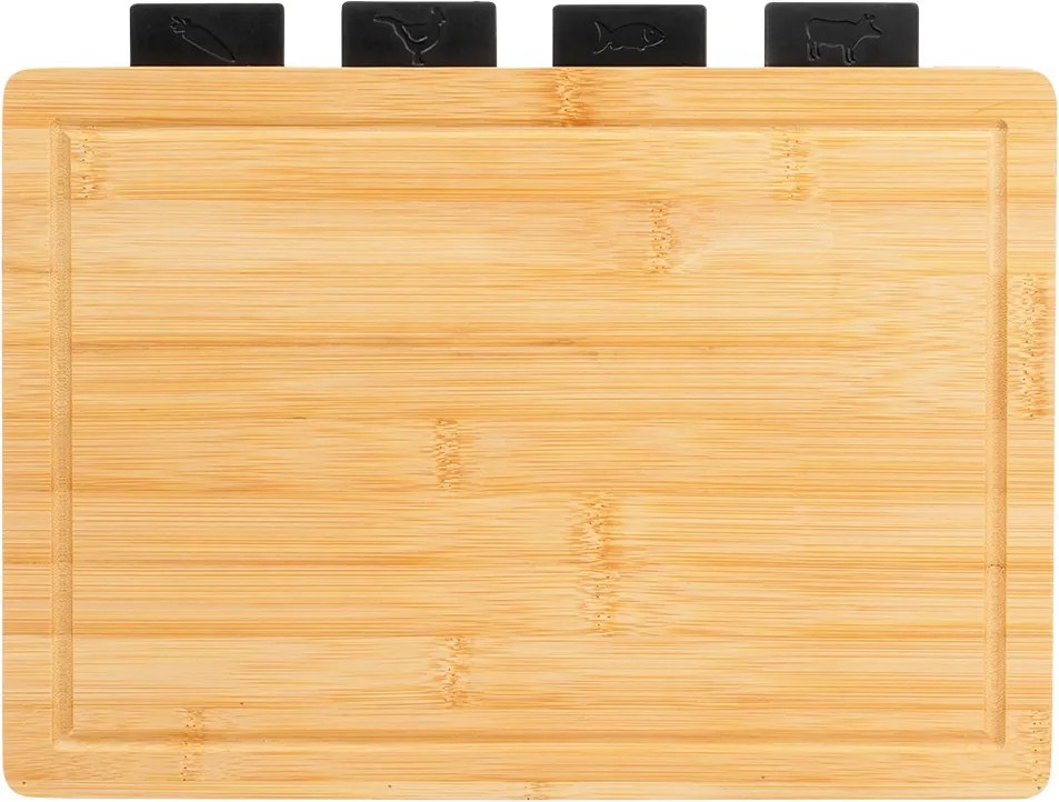 Комплект бамбукови дъски за рязане, 5 части