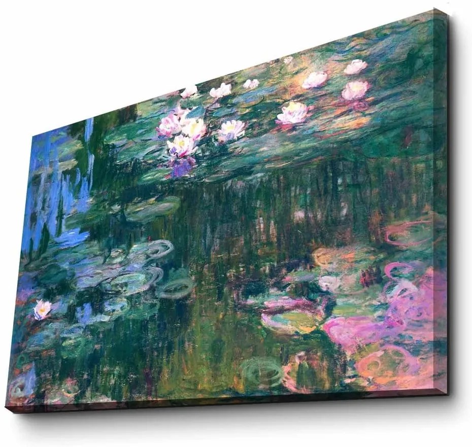Репродукция на платно върху стена от Клод Моне, 45 x 70 cm - Wallity