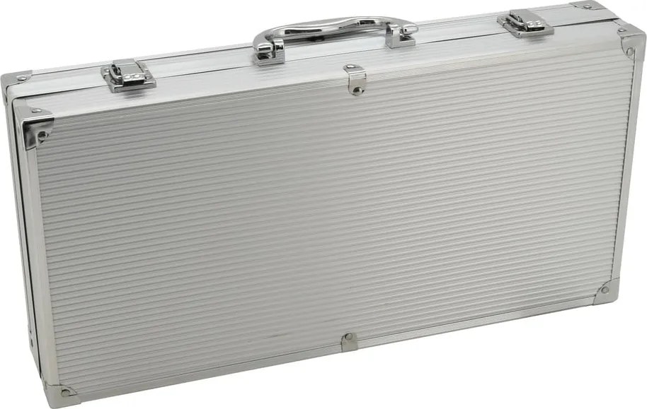 Комплект от 11 инструмента за печене на скара в алуминиев калъф Grey Line - Cattara