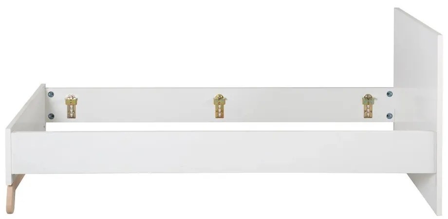 Бяло детско легло 90x200 cm Clara - Roba