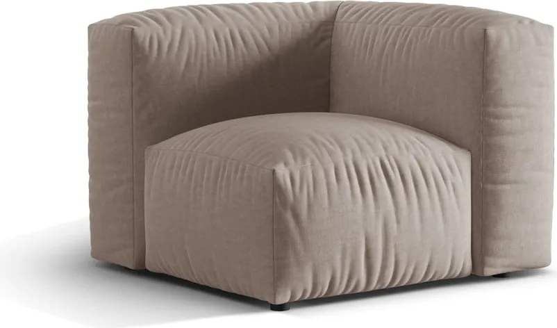 Бежов модул за диван (променлив) Martina – Micadoni Home