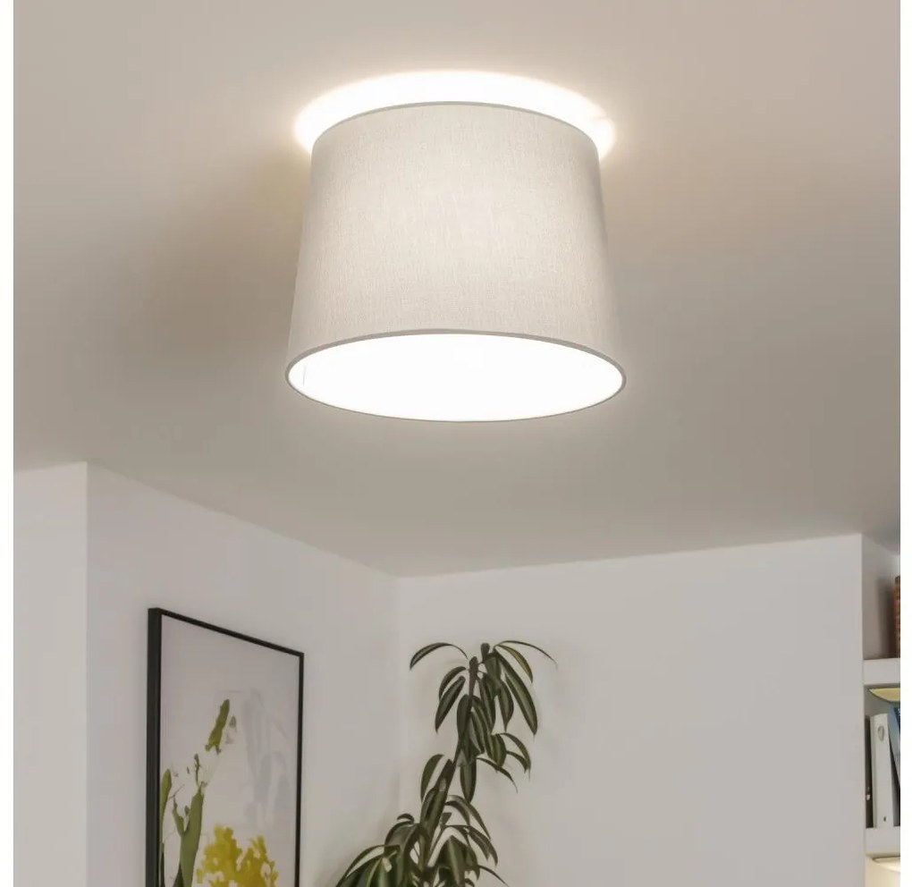 Brilagi - LED таванна лампа CERIA 1xE27/40W/230V Ø 30 см сива