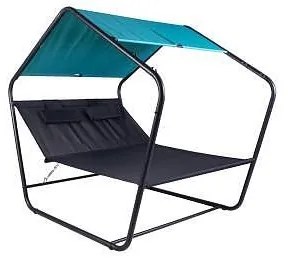 Шезлонг с регулируем сенник My Garden MT041032_lake blue 208 х 148 х 187 см