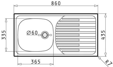 мивка Pyramis ET33 FORK