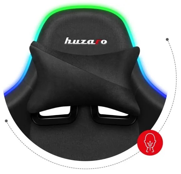 Стол за игри Gaming Huzaro Force 6.2 Mesh RGB