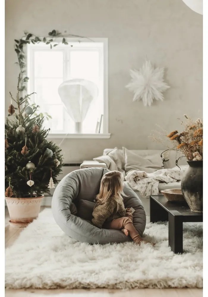 Детско кресло за релакс в черно и сиво Mini Nido - Karup Design