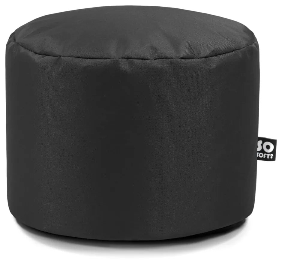 Сив детски пуф Dot M – So Soft?