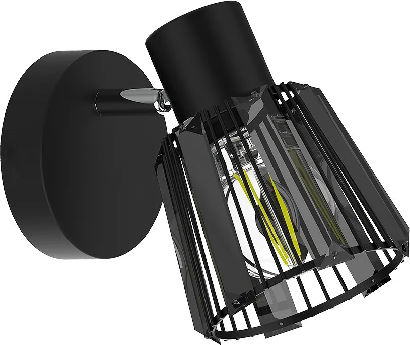 Спот PONTEO, черен, 1хE27