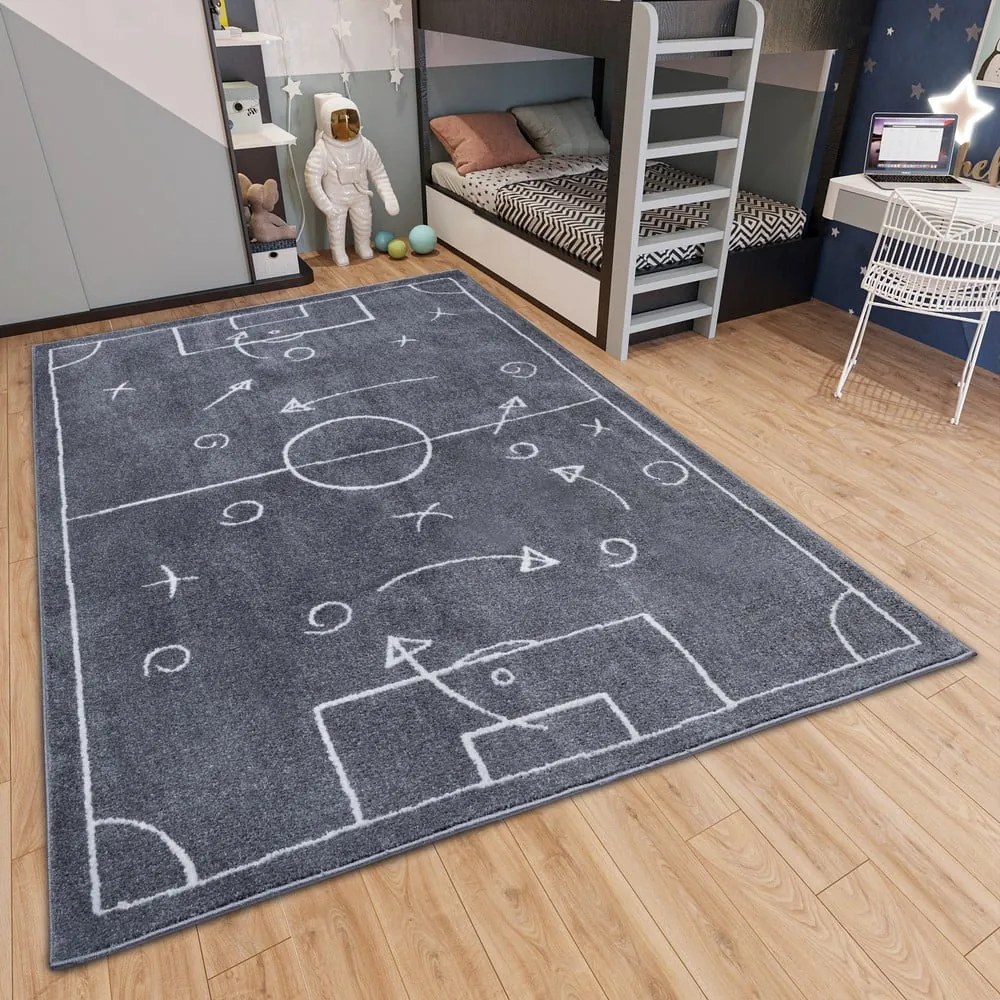 Тъмносив детски килим 120x170 cm Gameplan - Hanse Home