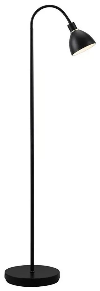 Nordlux - Подова лампа RAY 1xE14/25W/230V черна