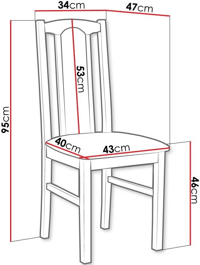 Стол Bossi VII - leuko - mpez