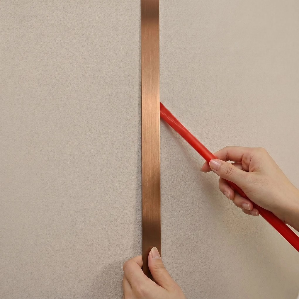 Самозалепваща декоративна лайсна Rea P14454CB 3,8cm Brush Copper
