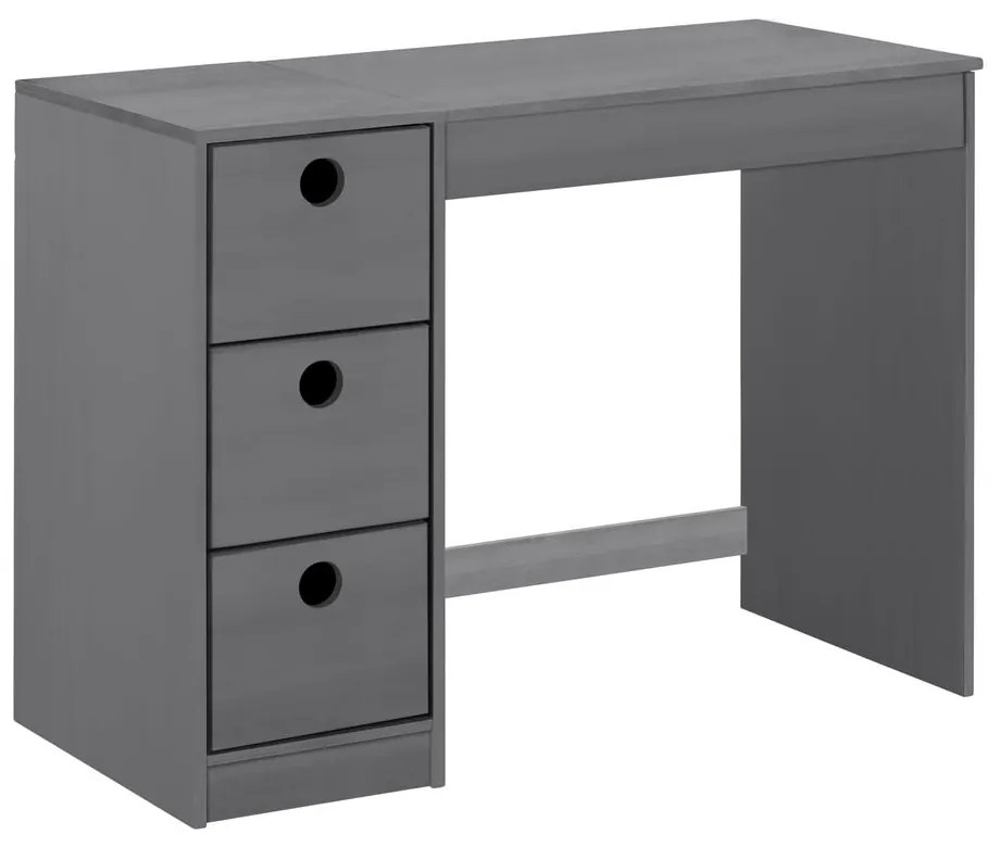 Работна маса от масивен бор 50x100 cm Alpi – Støraa