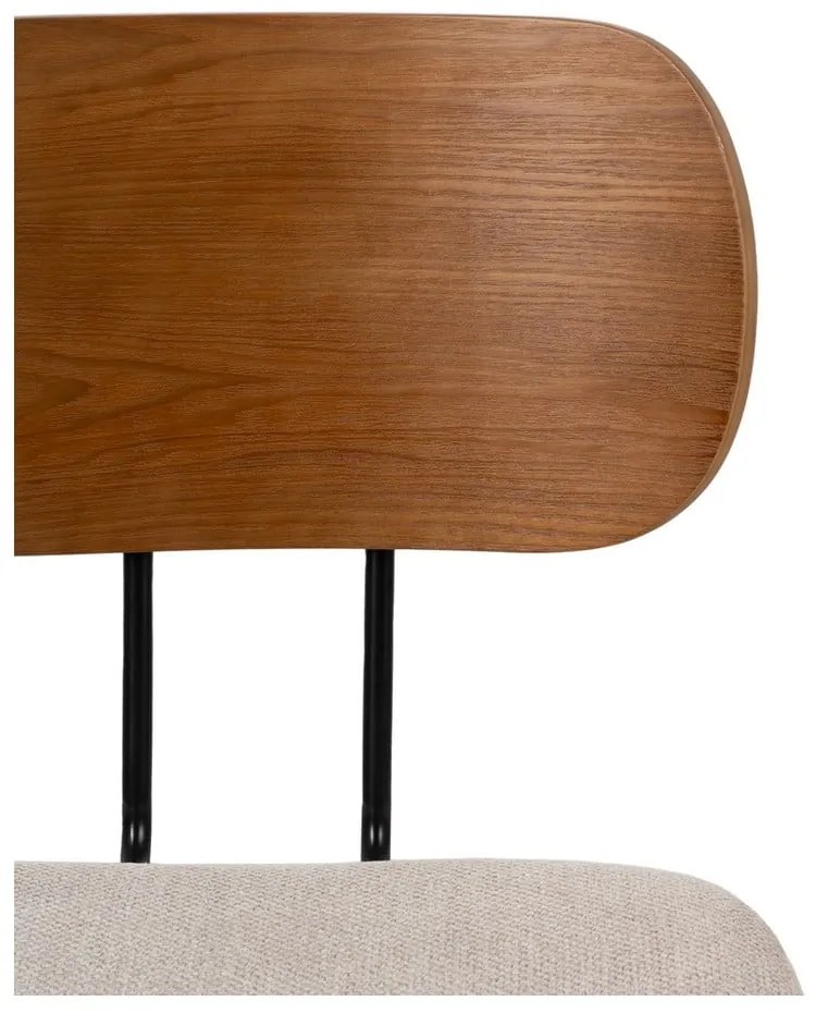 Кафяви и кремави трапезни столове в комплект от 4 броя Cleo - Ixia