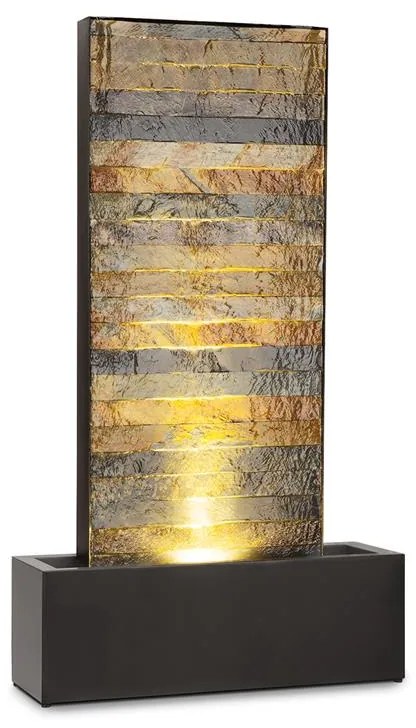 Blumfeldt Raincastle, градински фонтан, 12 LED, помпа 8 W, IPX8, Loopflow Concept