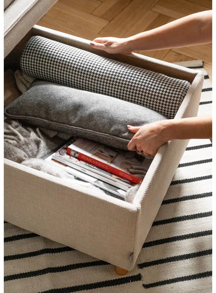 Бежова табуретка Simon – Miuform