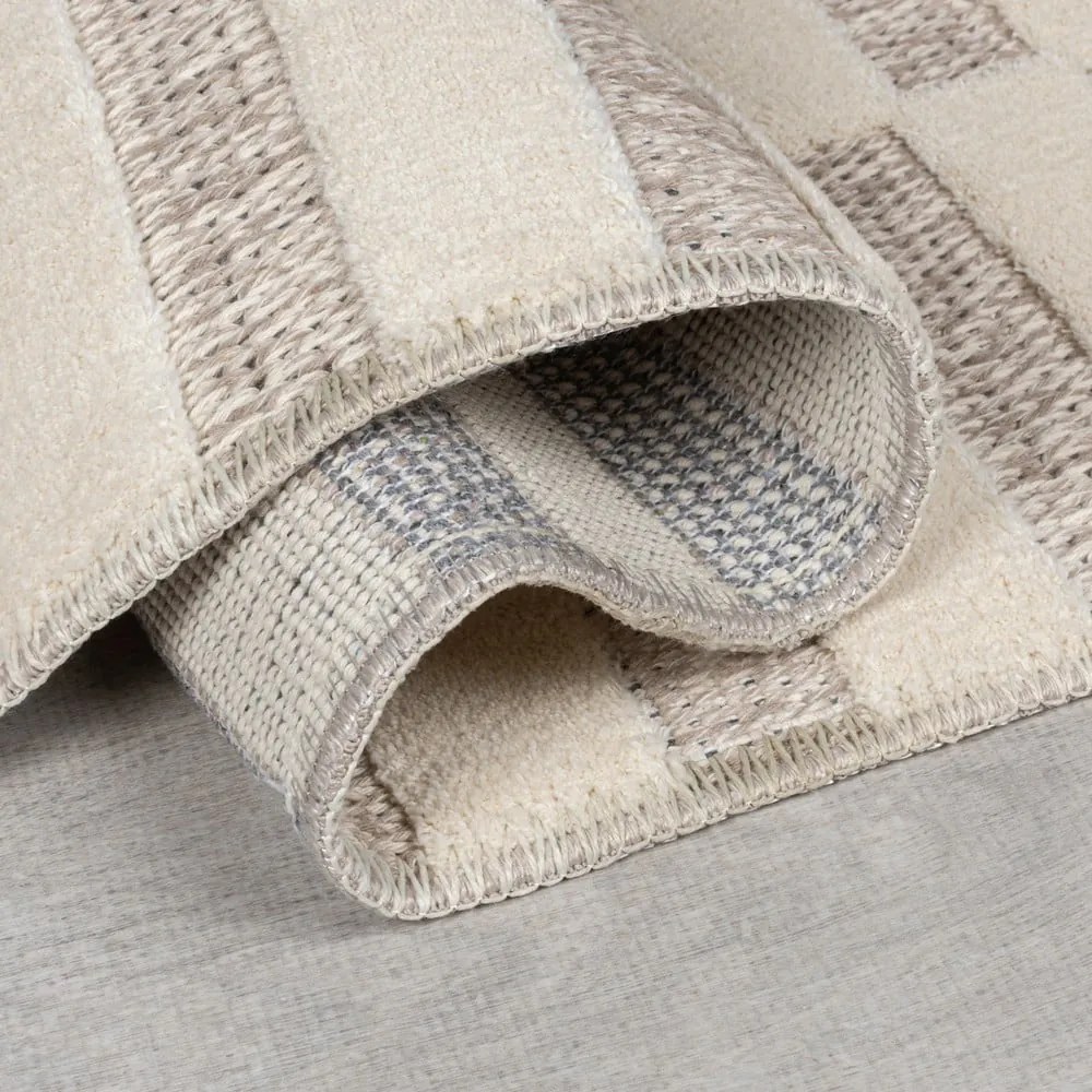 Сиво-бежов килим подходящ за пране 155x230 cm Marlowe – Flair Rugs