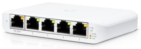 5-портов управляем Gigabit комутатор Ubiquiti UniFi USW Flex Mini