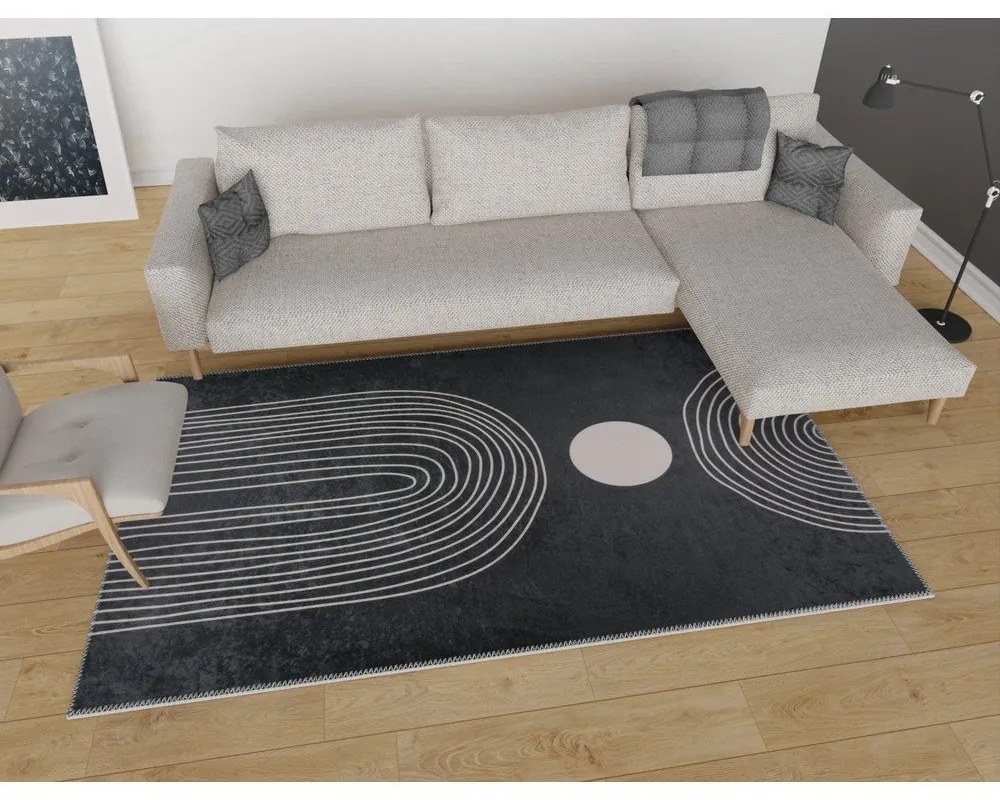 Антрацитна миеща се пътека 80x200 cm - Vitaus