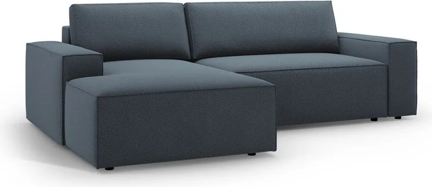 Син разтегателен ъглов диван (ляв ъгъл) Jodie – Micadoni Home