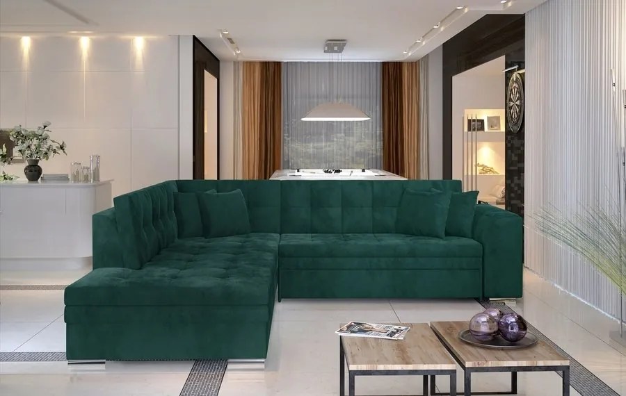 Ъглов диван Pueblo-Left-Green