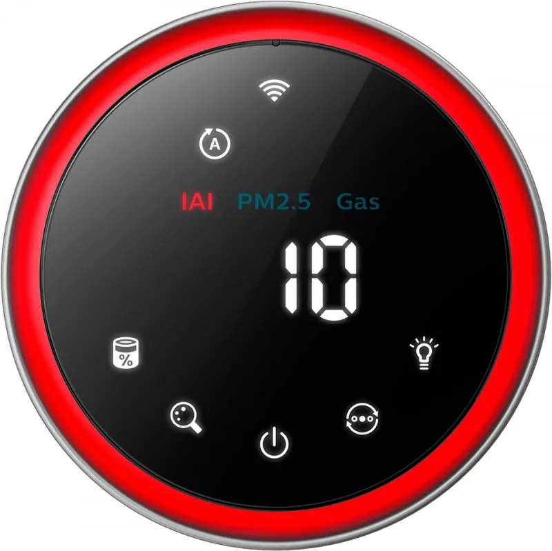 Преоценено: Пречиствател за въздух Philips AC3033/10, SMART, Wi-Fi, 55W, За до 135 м2, HEPA, Интелигентни сензори, Бял/сив