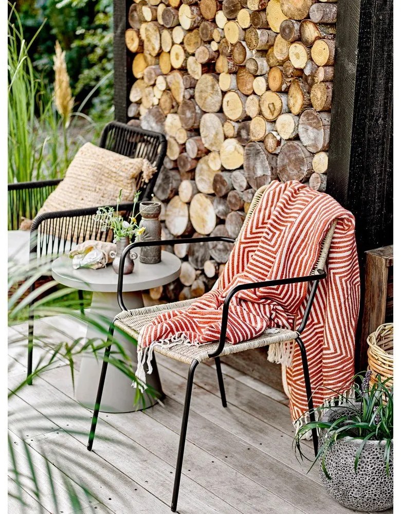 Кафява глинена ръчно изработена ваза (височина 21 cm) Gerde – Bloomingville