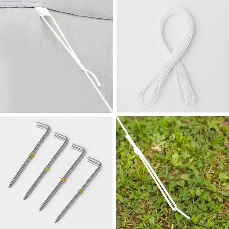 Градински павилион 3х3 м с автоматично разгъващ се покрив Сив