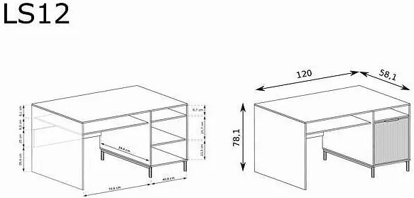 Бюро LINKaSTYLES LS-12 кашмир