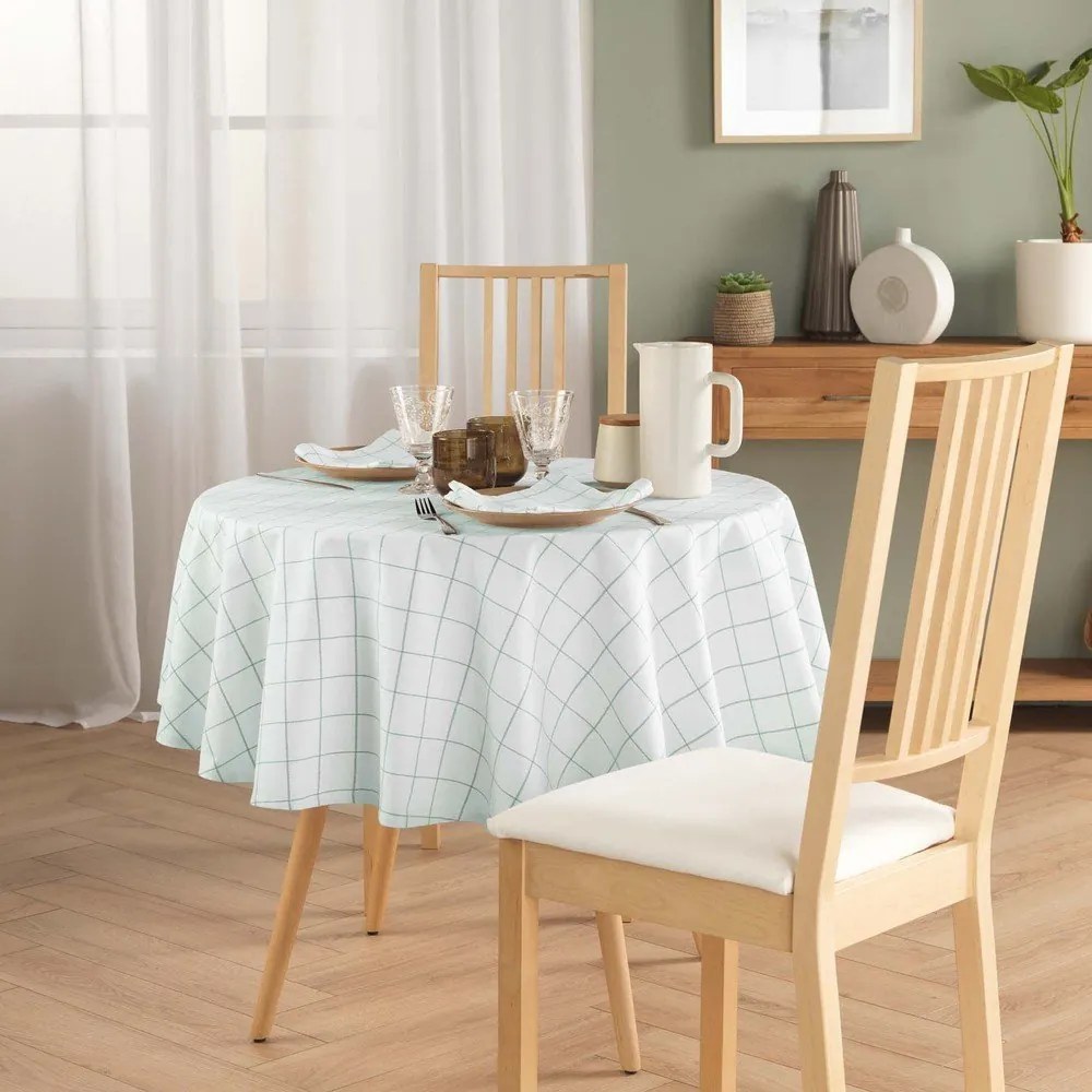 Перяща се покривка за маса ø 180 cm Axel – douceur d'intérieur