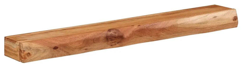 373632 vidaXL Стенни рафтове, 2 бр, 100x17x8 см, акациево дърво масив