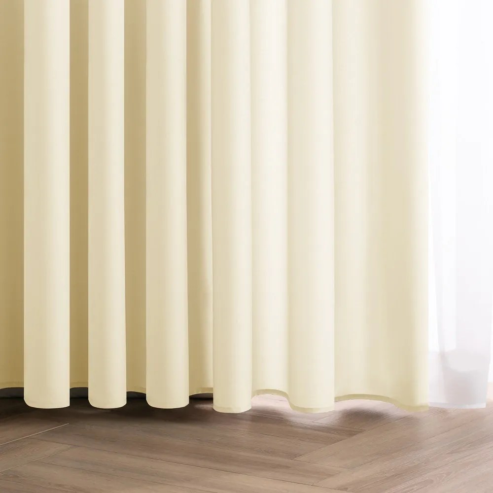 Dimout перде в цвят слонова кост 140x250 cm Carli – Restilo