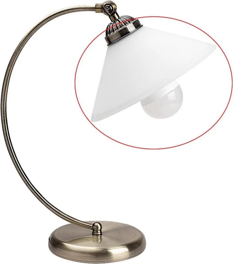 Rabalux – резервно стъкло за лампи 2701-2705 и 2708 E27 (малък)