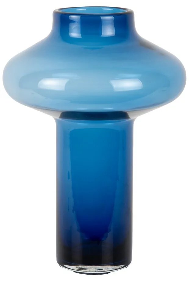 Синя стъклена ваза (височина 37 cm) Asombroso – PT LIVING