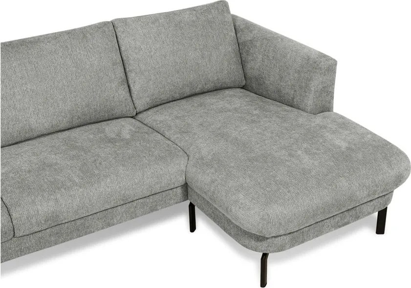 Светлосив ъглов диван (десен ъгъл) Gomero – Scandic