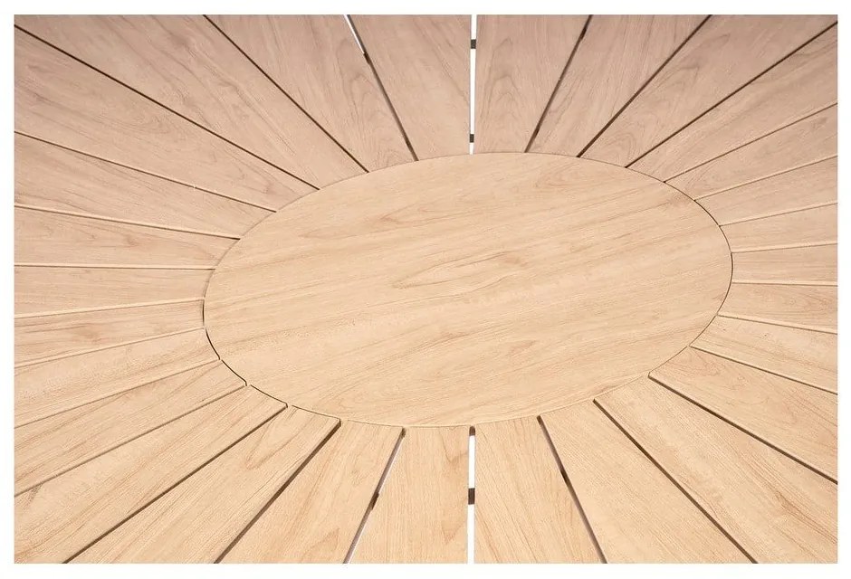 Комплект от 4 бели стола за хранене Jaanna и маса от естествен цвят Marienlist - Bonami Essentials