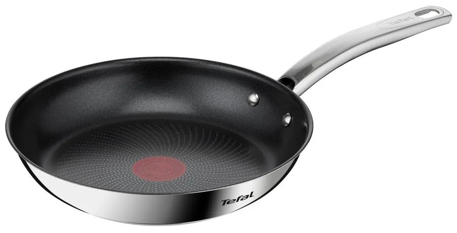 Тиган с незалепващо покритие от неръждаема стомана ø 24 cm Intuition B8170444 – Tefal
