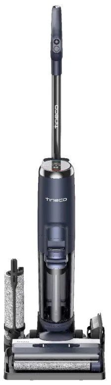 Вертикална прахосмукачка Tineco Floor One S5 Extreme, 220W, Сухо/Мокро, 0.72 л мръсна/0.8 л чиста, Wi-Fi, Автономия 35 мин, 90 м2, Wi-Fi, Дисплей, Черен