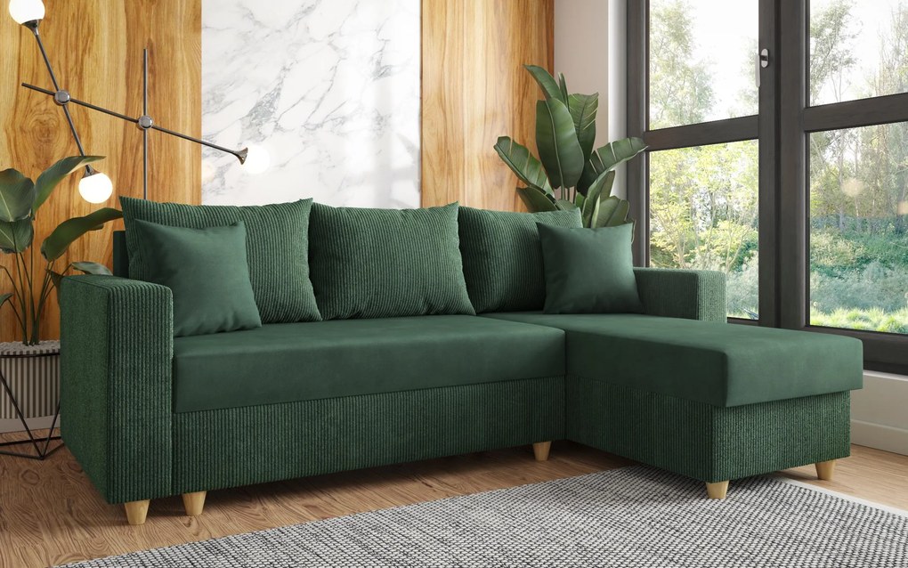 Разтегателен ъглов диван Финикс