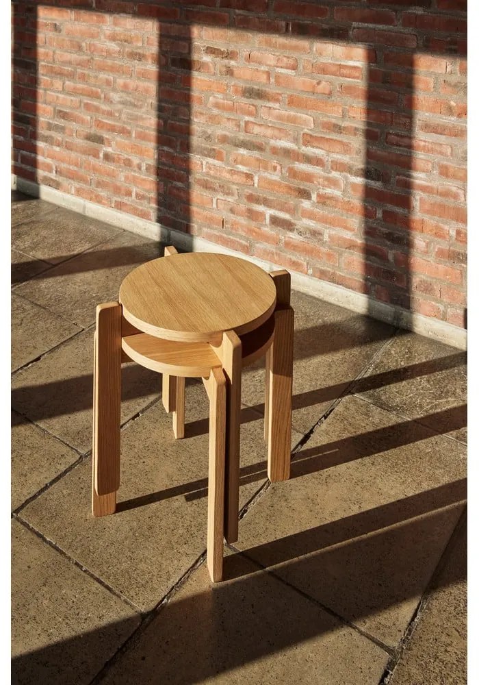 Табуретка от дъбова дървесина Always - Hübsch