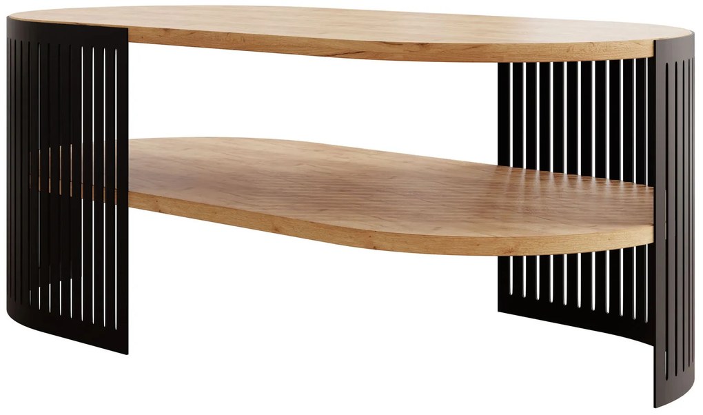 Холна маса Fikoli II-Дъб - Черно