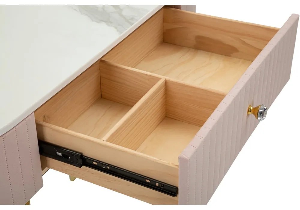 Розова конзолна маса 100x40 cm Montpellier - Mauro Ferretti