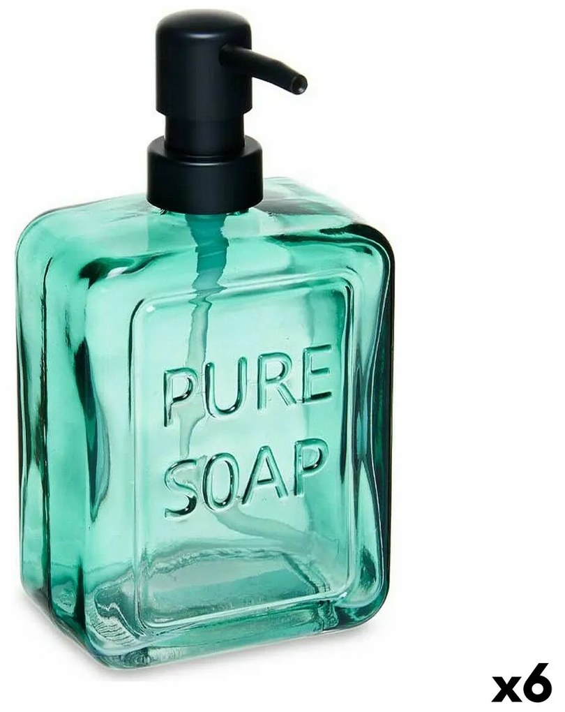 Дозатор за Сапун Pure Soap Кристал Зелен 570 ml (6 броя)