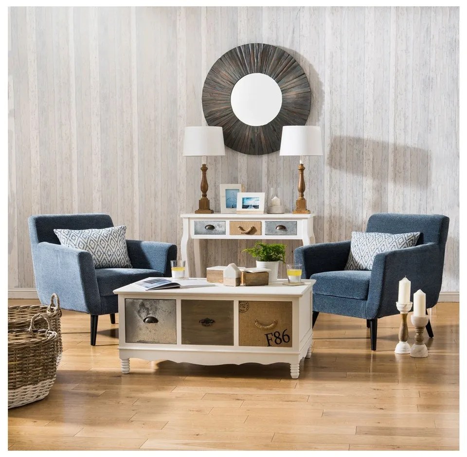 Каменна рамка в бял и естествен цвят 20x25 cm Sena - Premier Housewares