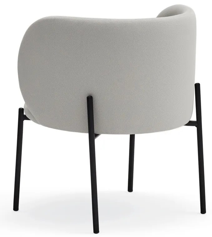 Светлосиво кресло Mogi - Teulat