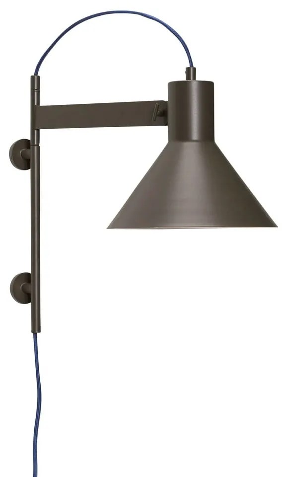 Кафява стенна лампа Studio – Hübsch