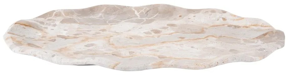 Мраморен декоративен поднос 25x40 cm Waved – PT LIVING