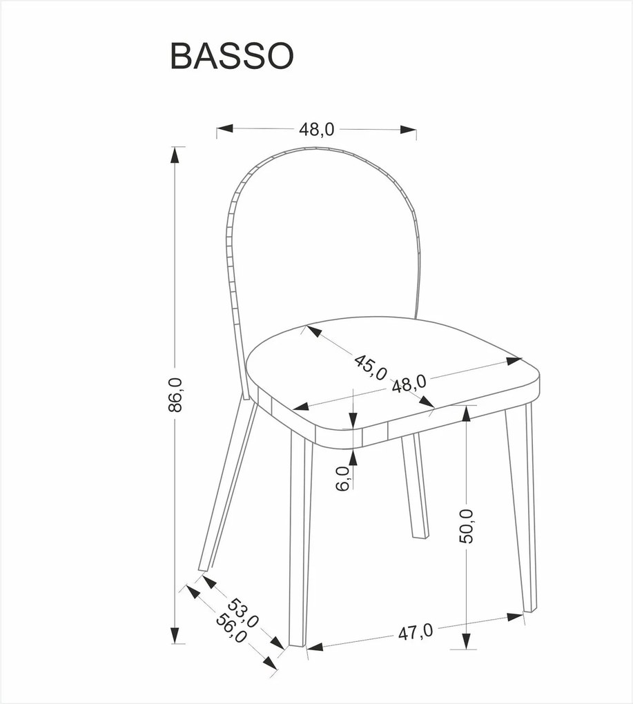 Стол Base-Естествено-Сиво